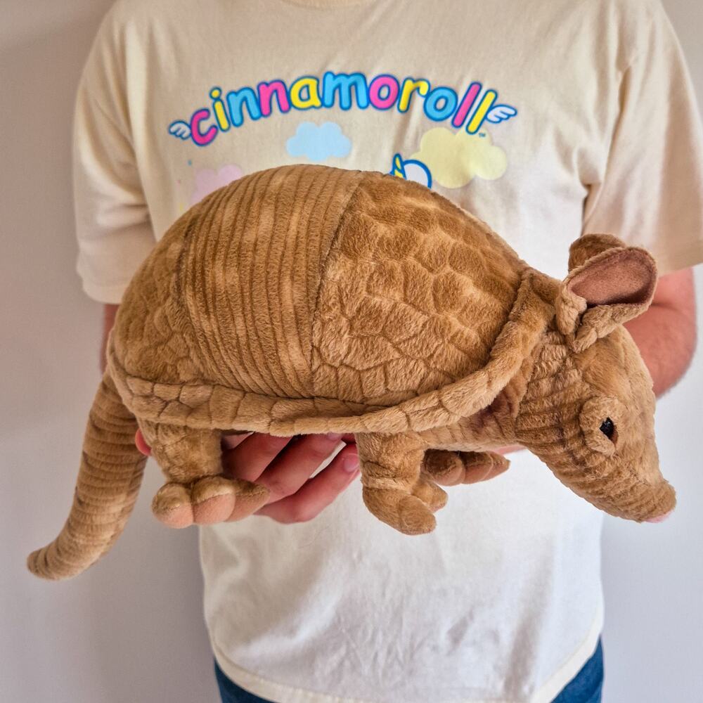 Vintage Fiesta Armadillo Plush Stuffed Animal Large 17" Realistic Wildlife Toy